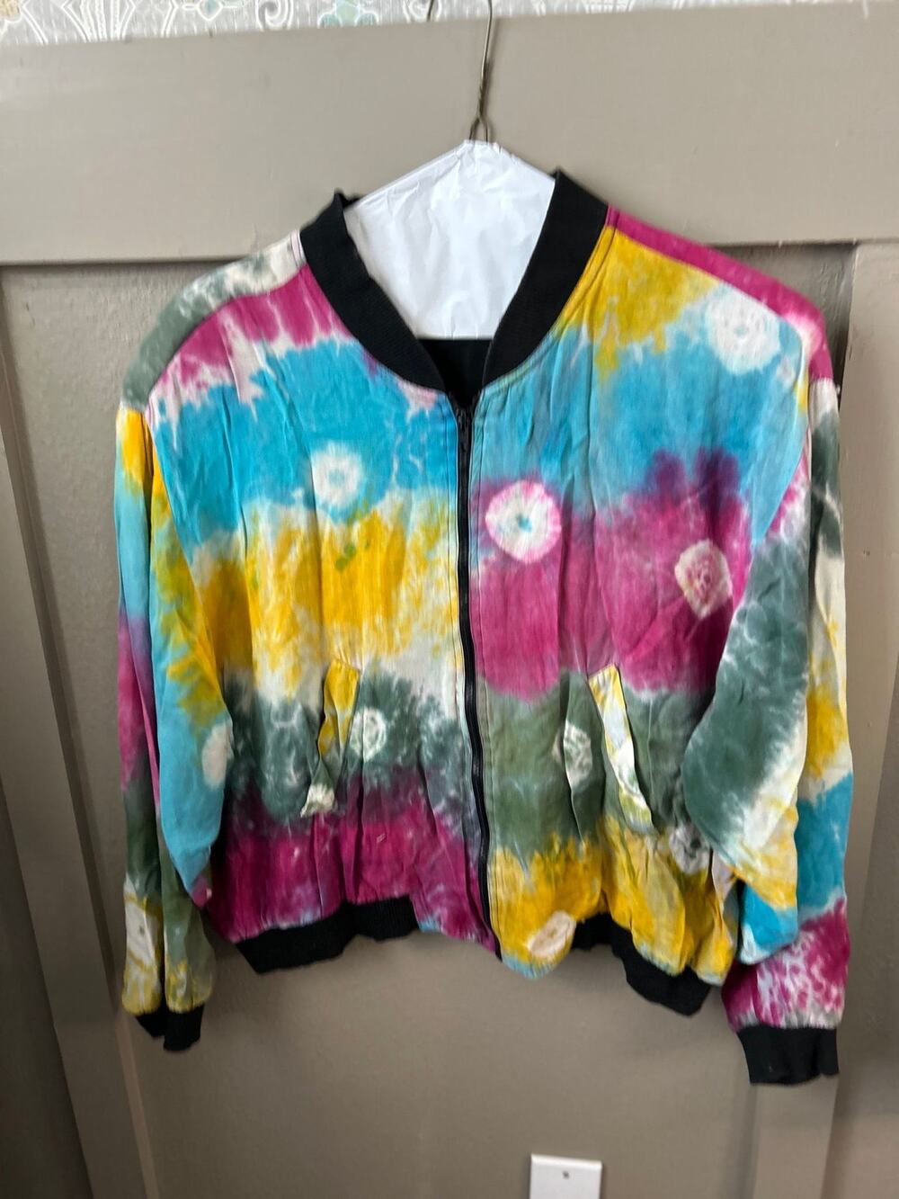 Ride vintage 1980’s jacket size m zip front